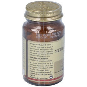 Solgar Metilcobalamina 1000Mcg 30 Comprimidos Masticables