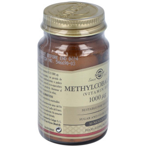 Solgar Metilcobalamina 1000Mcg 30 Comprimidos Masticables