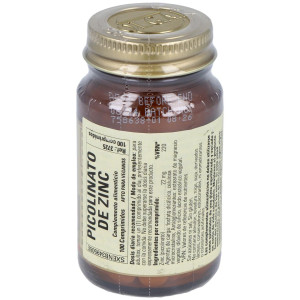 Solgar Piccolinato Zinc 22Mg 100 Comprimidos
