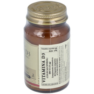 Solgar Vitamina D3 600Ui 60 Cápsulas Vegetales