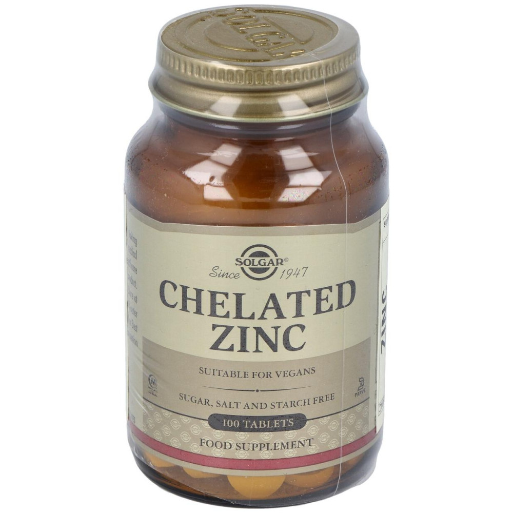 Solgar Zinc Quelado 100 Comprimidos