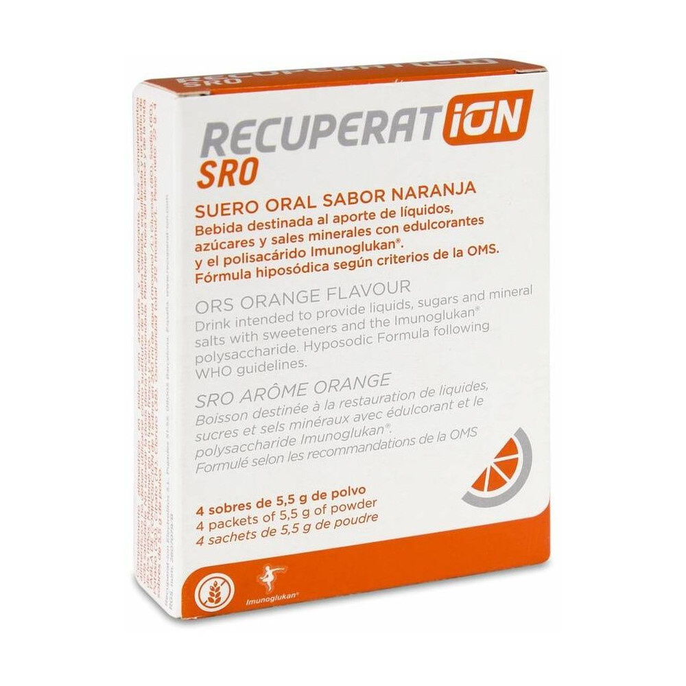 Recuperation Naranja Solución De Rehidratación, 4 Sobres