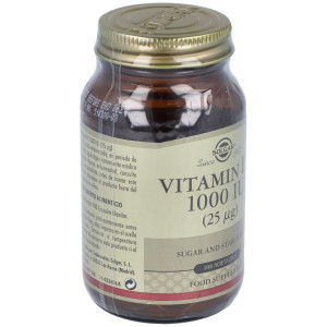 Vitamina D3 1000 Ui 25 Μg Cápsulas Blandas 100 U