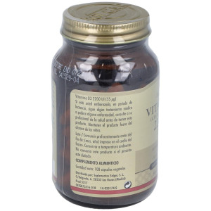 Solgar Vitamina D3 Colecalciferol 2200 Ui 55 Mcg 100 Vcaps