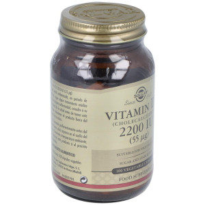 Solgar Vitamina D3 Colecalciferol 2200 Ui 55 Mcg 100 Vcaps