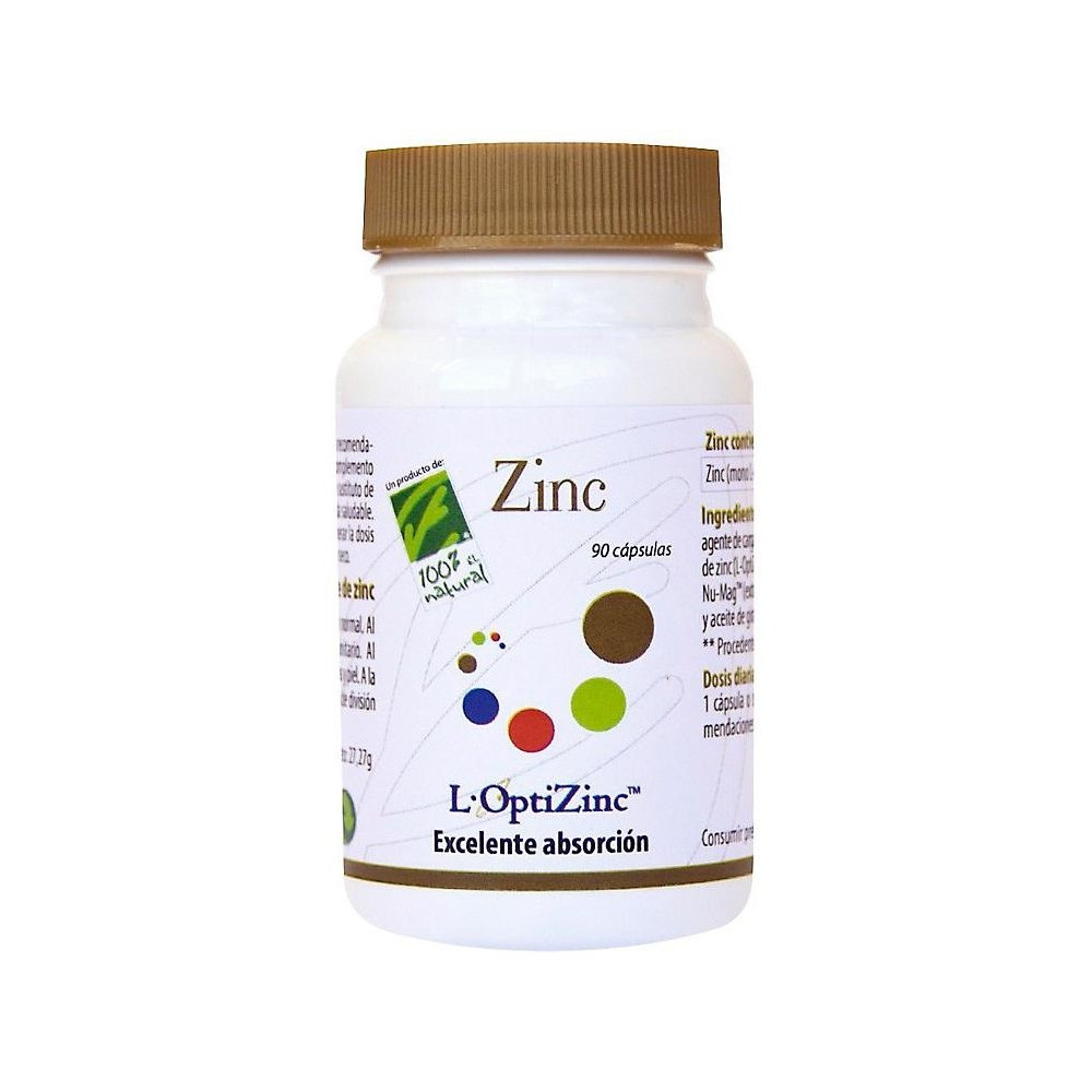 Cien Por Cien Natural Zinc 90 Cápsulas