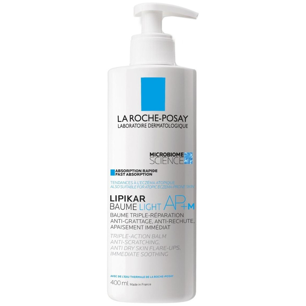 Lipikar Baume Light Ap+M Bálsamo De Triple Acción Reparadora 400 Ml