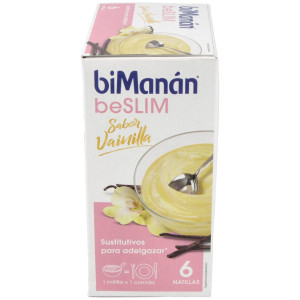 Bimanán® Beslim Natillas Vainilla 6 Sobres