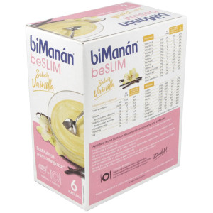 Bimanán® Beslim Natillas Vainilla 6 Sobres