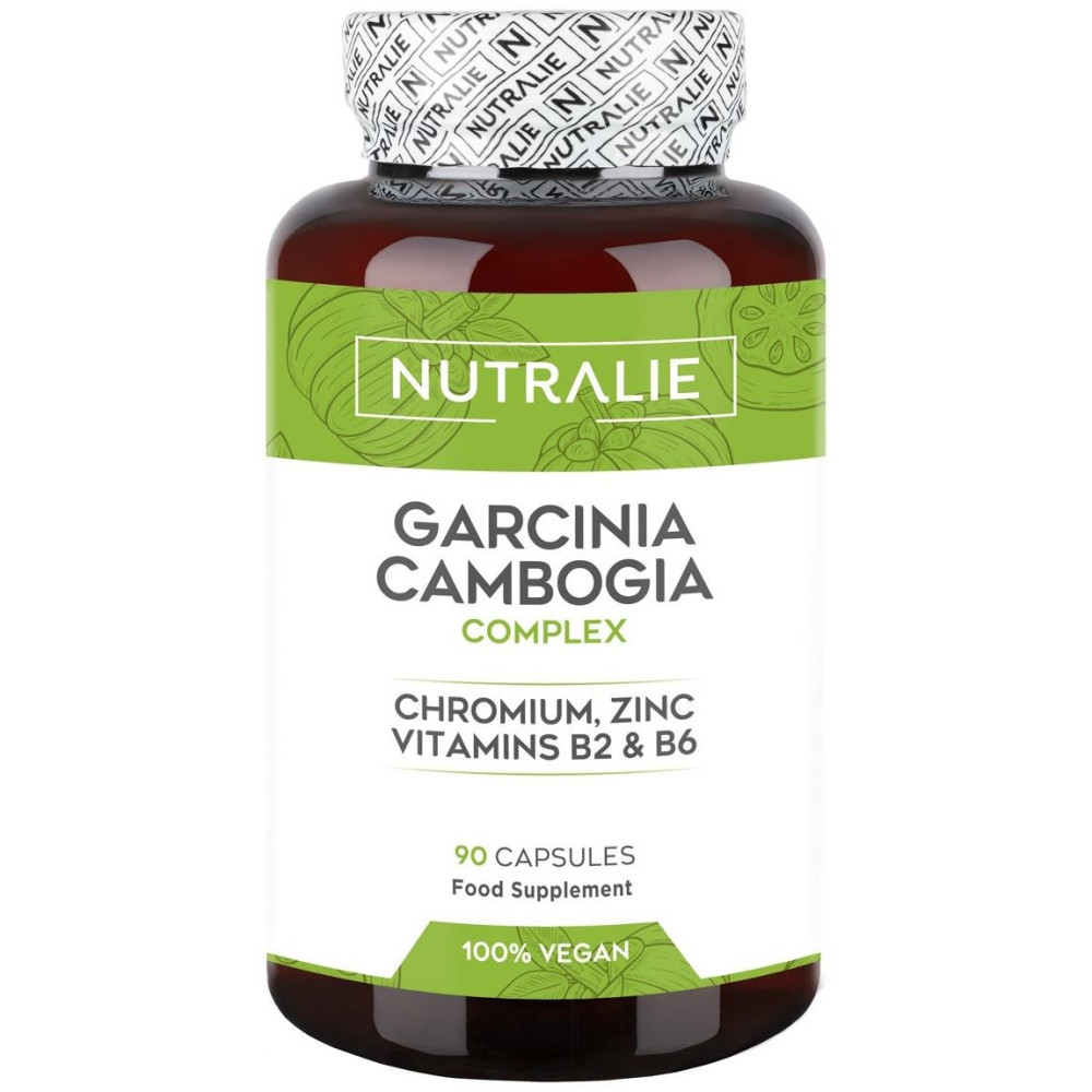 Nutralie Garcinia Cambogia Complex + Cromo + Zinc + B2 Y B6 90Caps