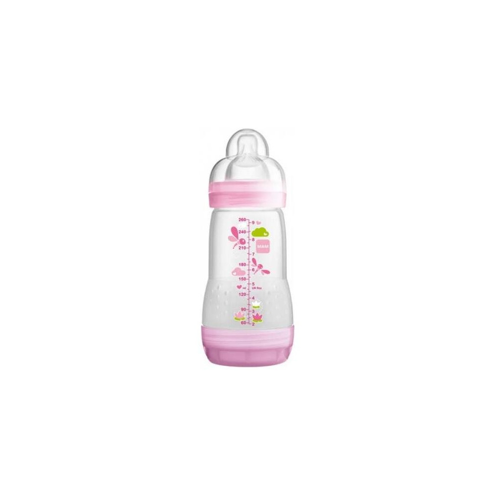 Mam Biberón Easy Start Anti Cólicos Rosa +2M 260Ml