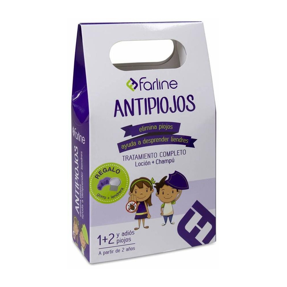 Pack Farline Antipiojos Loción + Champú, 100 + 100 Ml