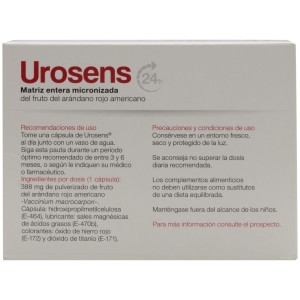 Urosens Pac 120 Mg. 60 Capsulas