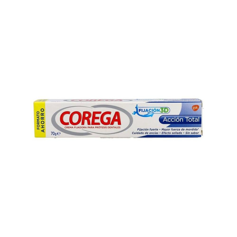 Corega Acción Total Crema Fijación, 70 G