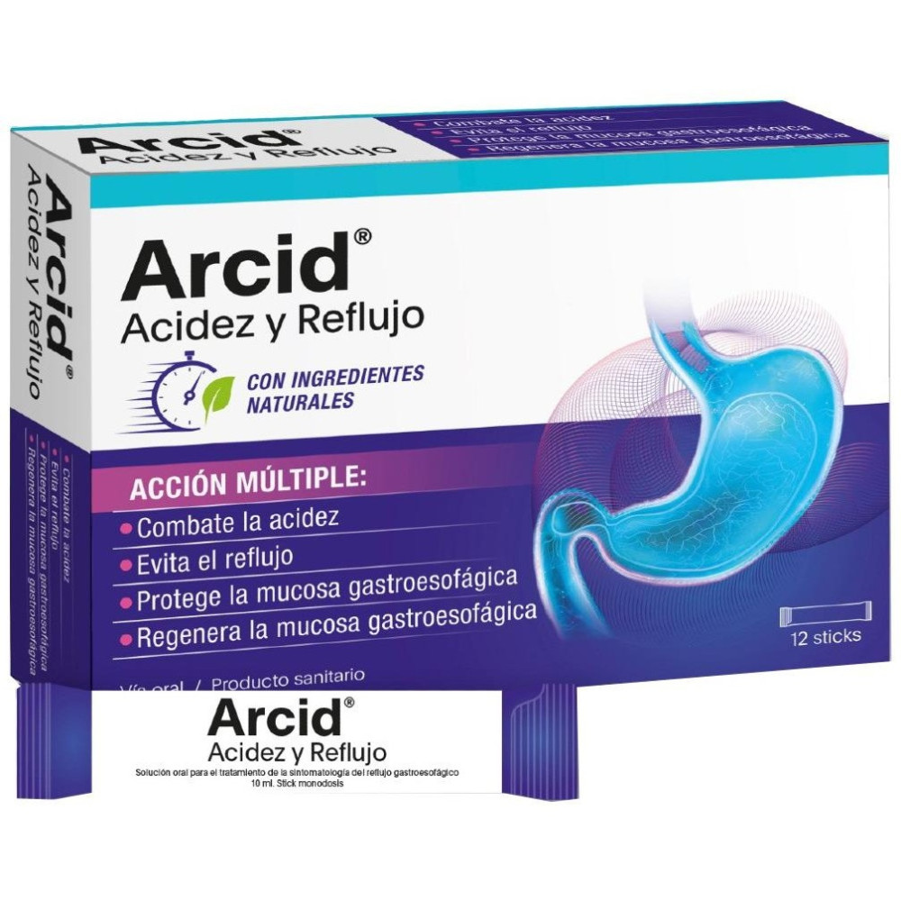 Arcid Acidez Y Reflujo 12 Sobres