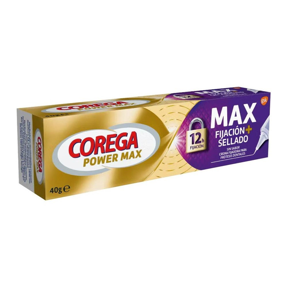 Corega Max Fijación + Sellado Crema Fijadora 40G