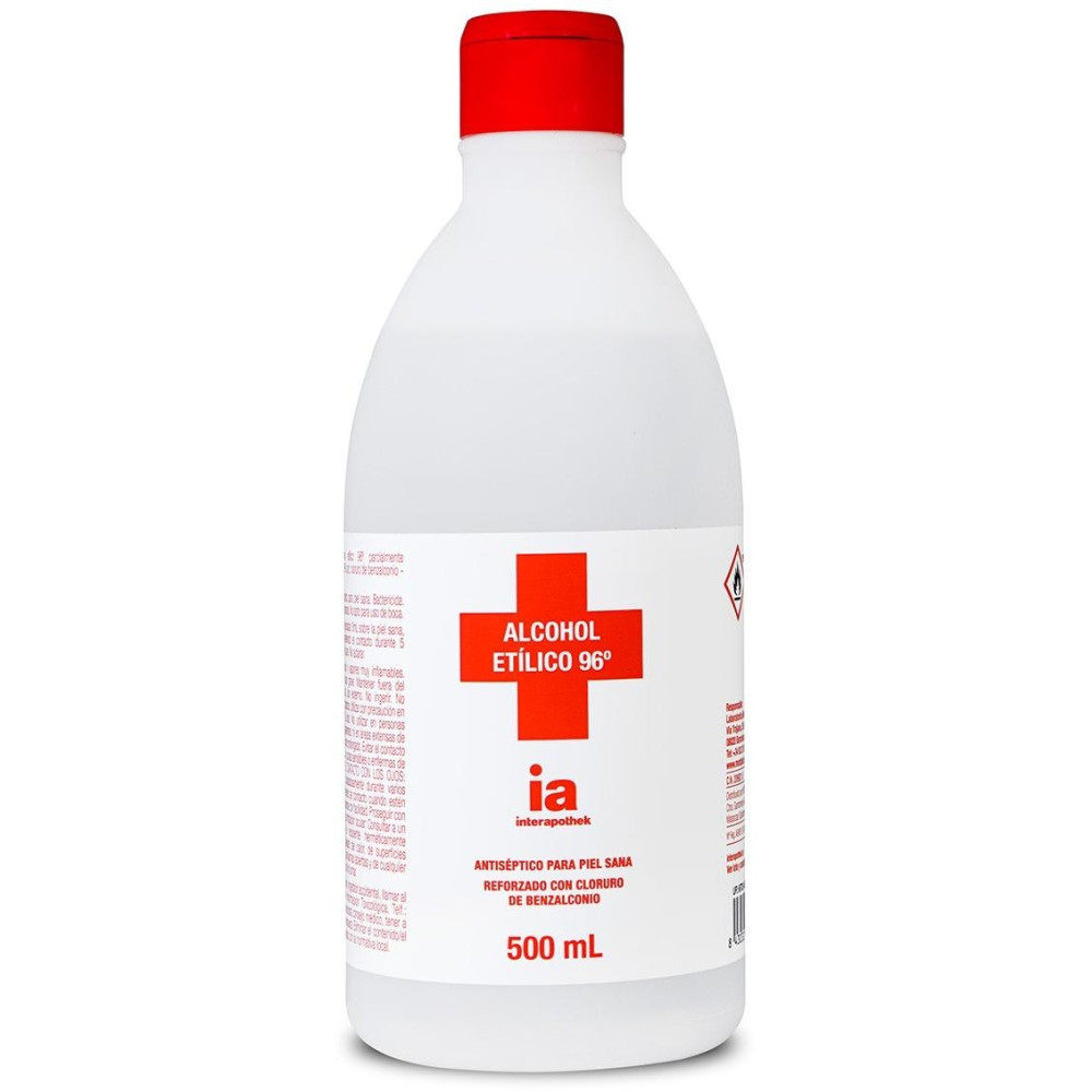 Interapothek Alcohol Etílico 96º 500Ml