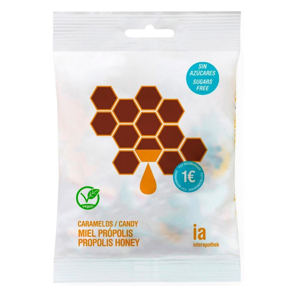 Interapothek Caramelos Sin Azúcar Sabor Miel Propolis 50G