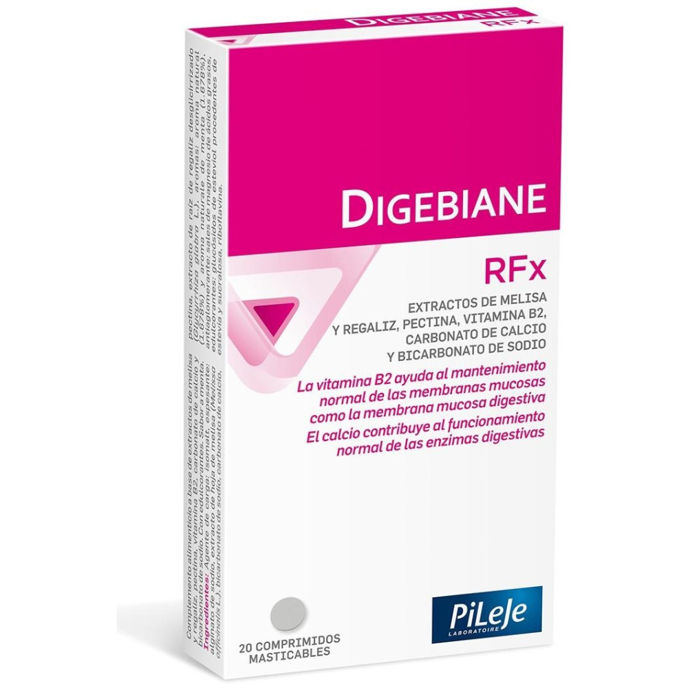 Pileje Digebiane Rfx 20 Comprimidos Masticables.