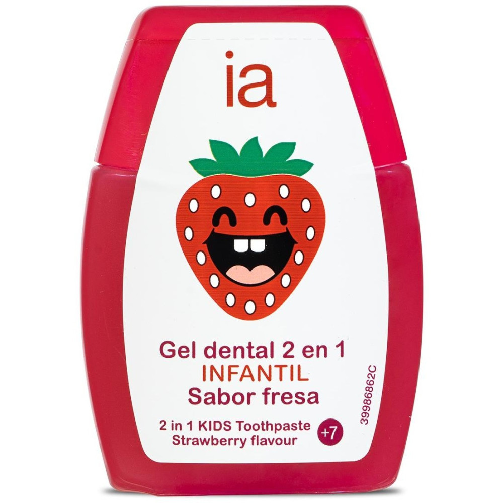 Interapothek Gel Dental Infantil 2 En 1 Fresa 75Ml
