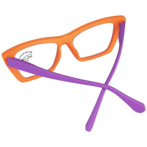 Iaview Gafa De Presbicia Topy Naranja-Purpura Con Filtro De Luz Azul. +3.50
