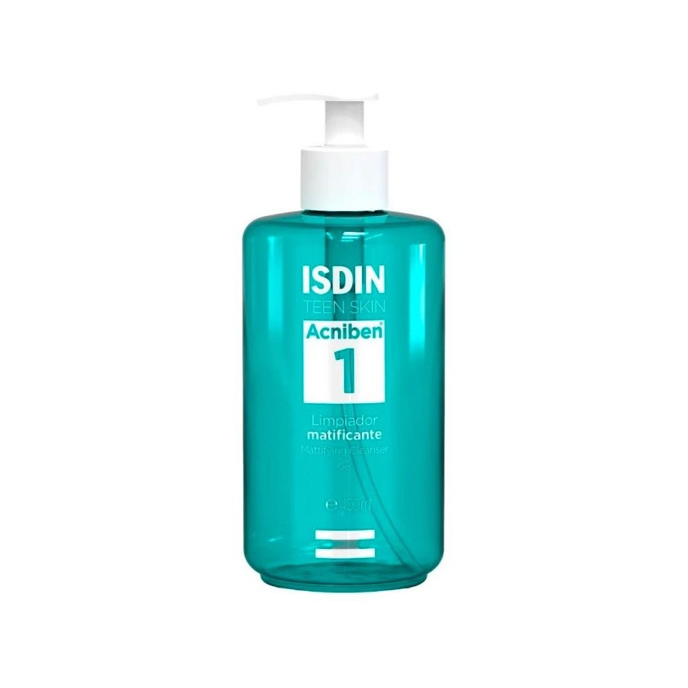 Isdin Teen Skin Acniben Limpiador Matificante Gel 400Ml