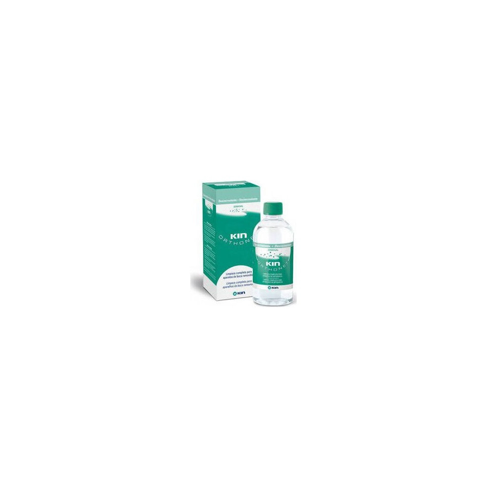 Kin Orthonet Desincrustante Semanal Limpieza Protesis Dental, 500 Ml