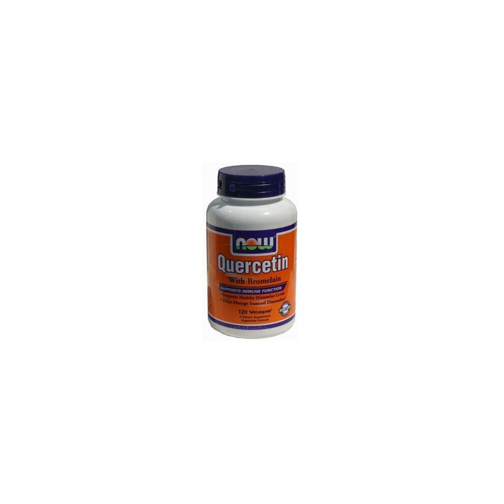 Now Quercitina Con Bromelina 120 Cápsulas