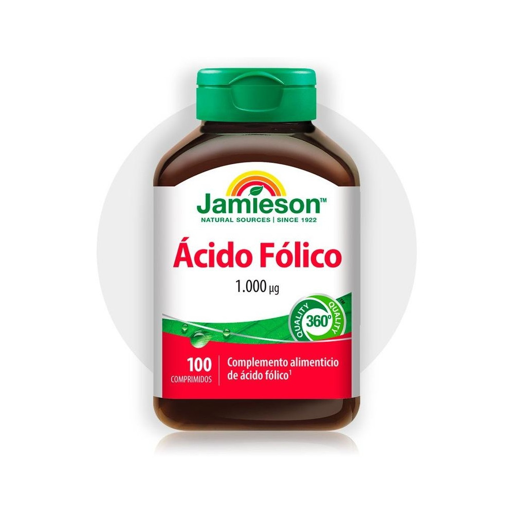Jamieson Ácido Fólico 1000Mcg 100 Comp