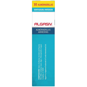 Algasiv Almohadillas Adhesivas Dentadura Inferior 30Uds