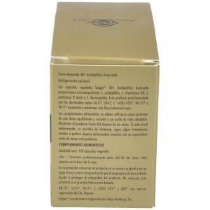 Solgar Acidofilus 40+ Avanzado 120 Cápsulas