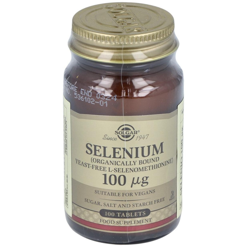 Selenio 100Mcg (Sin Levadura) 100Comp