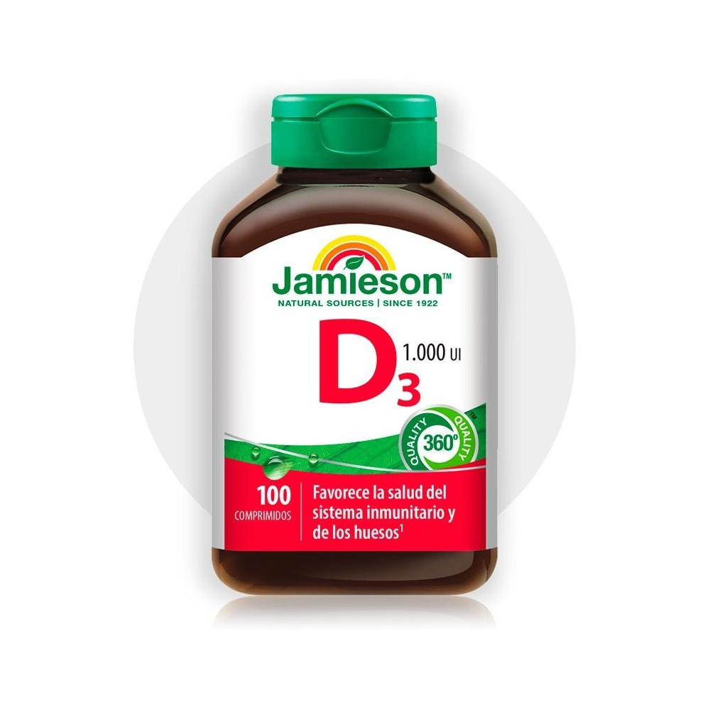 Jamieson Vitamina D3 1000 Ui 100 Comprimidos