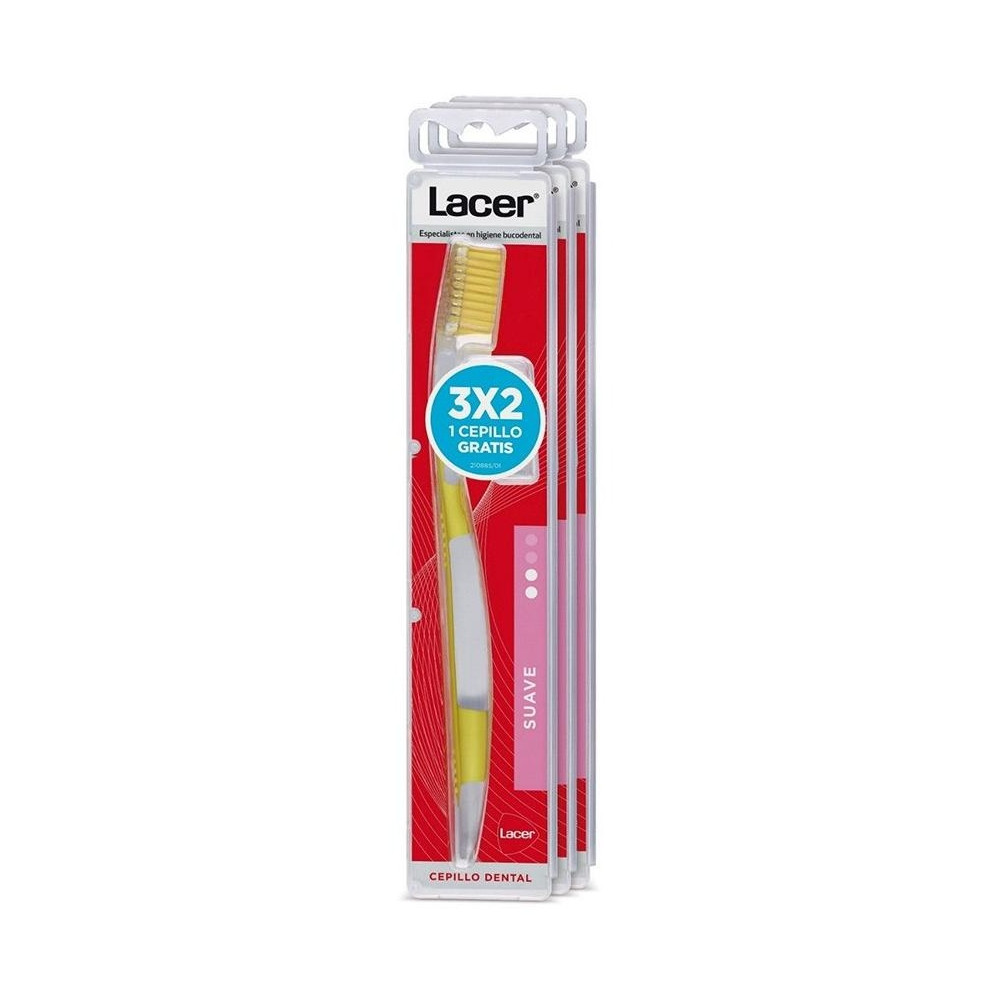 Lacer Technic Cepillo Dental Suave 3X2U
