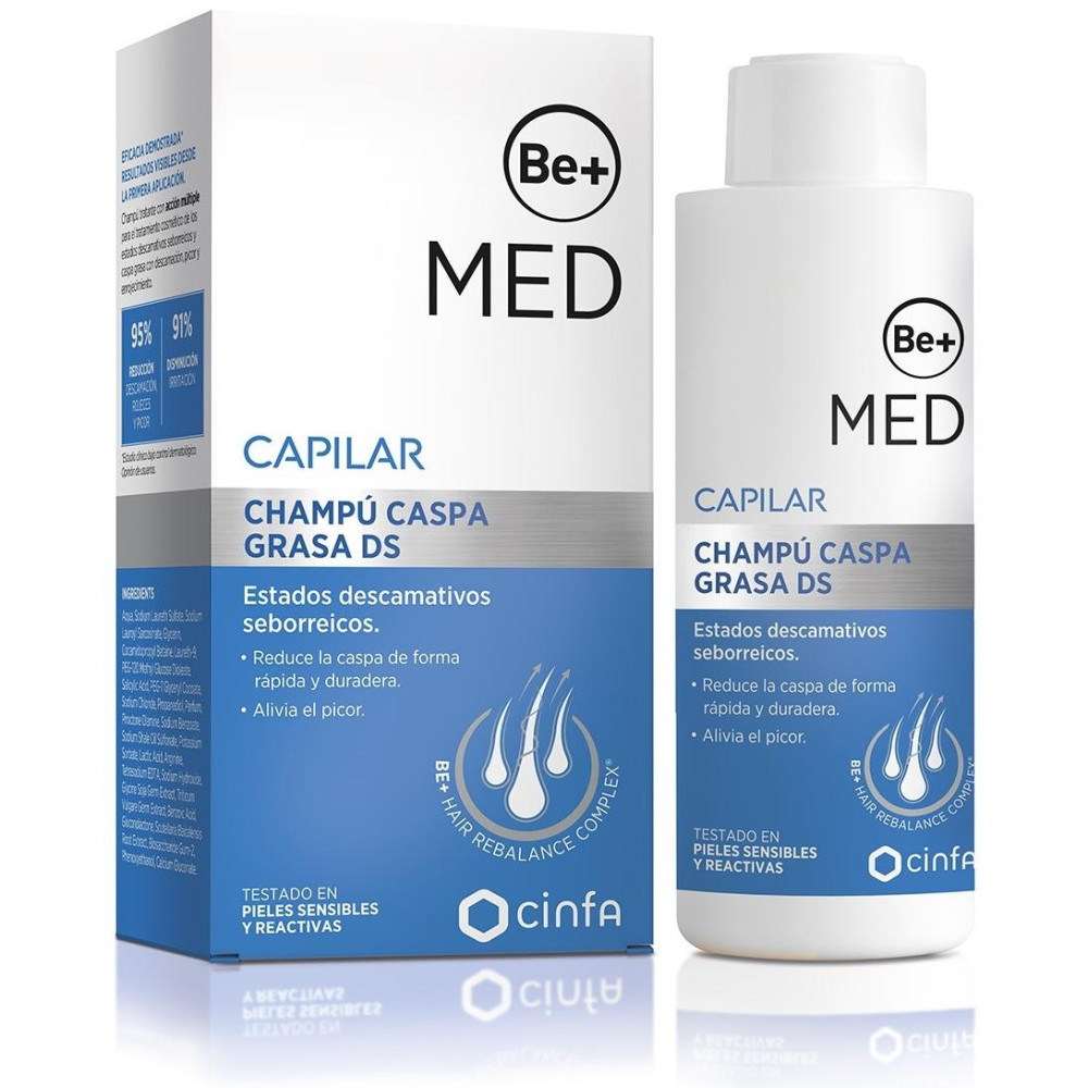 Be+ Med Capilar Champú Caspa Grasa Ds 150Ml