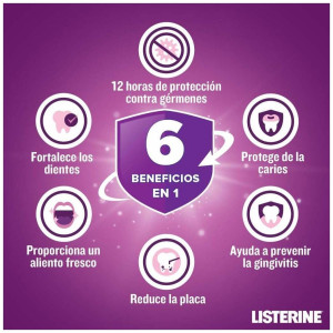 Listerine Cuidado Total Duplo Enjuague Bucal 1L+1L