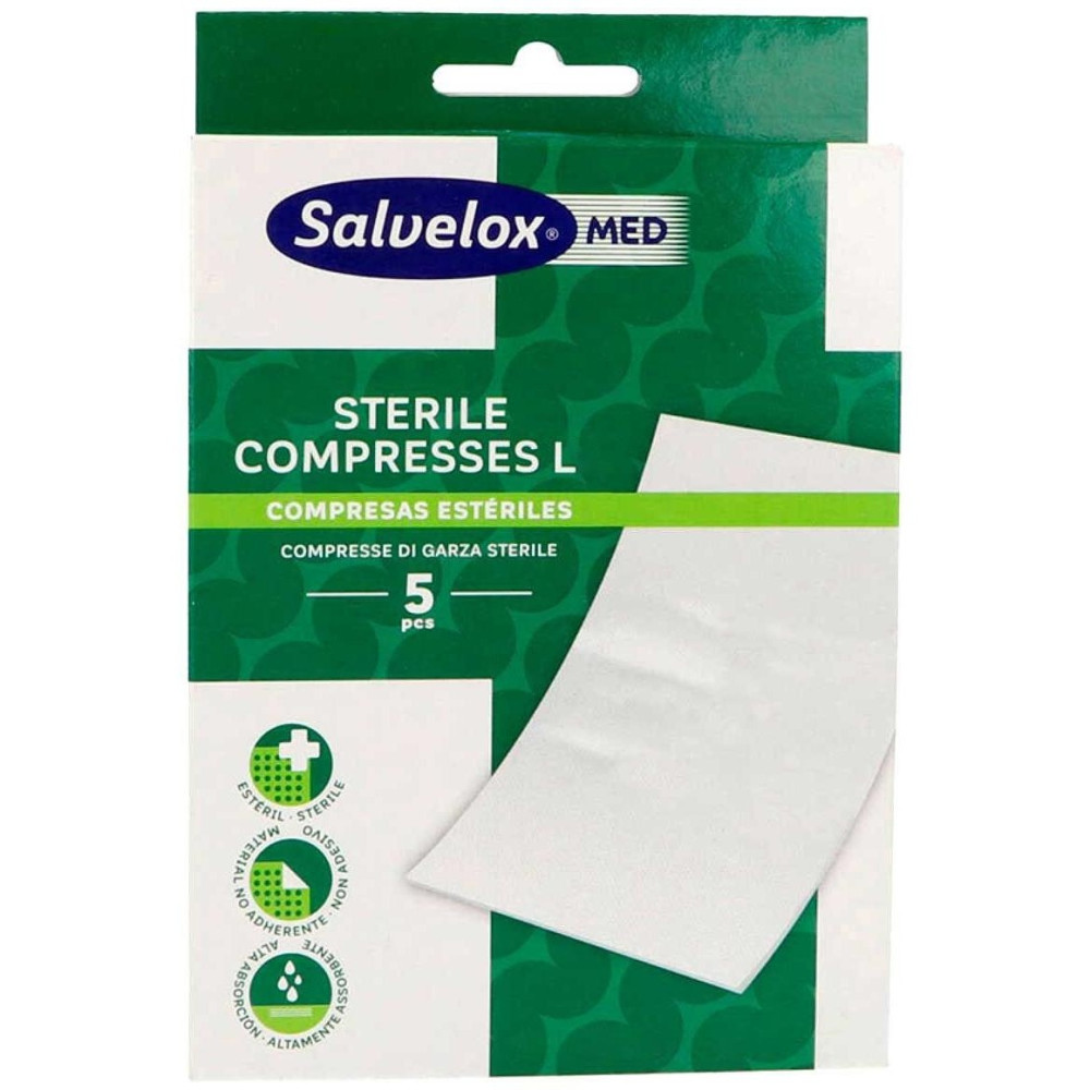 Salvelox Garza Compresa Steril Xl 5Uds