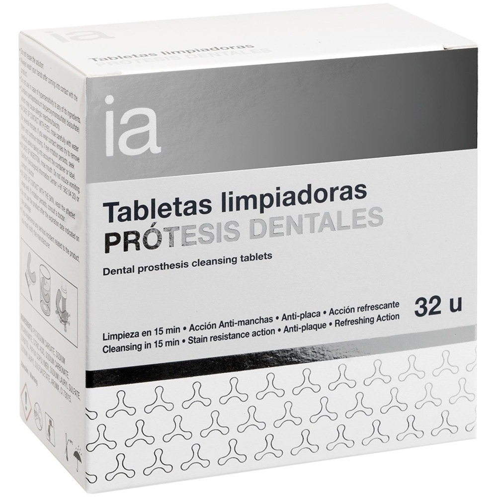 Interapothek Tabletas Limpiadoras Para Prótesis Dentales 32 Uds