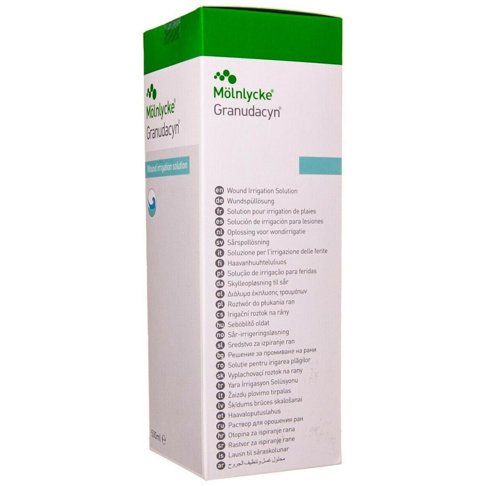 Molnlycke Granudacyn Solución De Irrigación 500Ml
