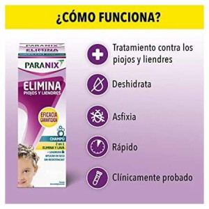 Paranix Elimina Piojos Y Liendres Champú 200Ml