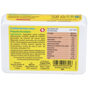 Propolaid Trepatdiet Pastillas Blandas De Eucalipto 50G