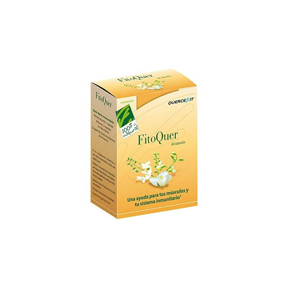 100 % Natural Fitoquer Con Quercetina 60 Cápsulas