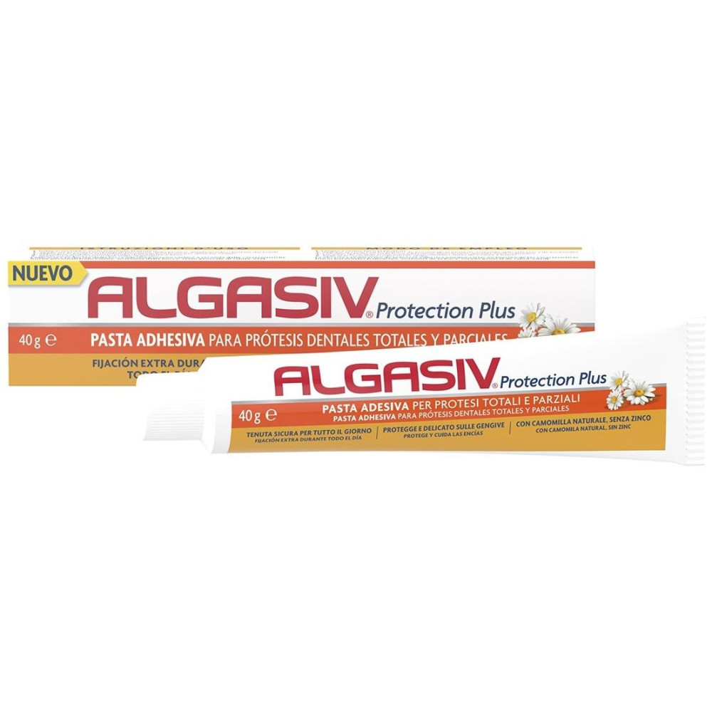 Algasiv Protection Plus Pasta Adhesiva Prótesis Dentales 40G