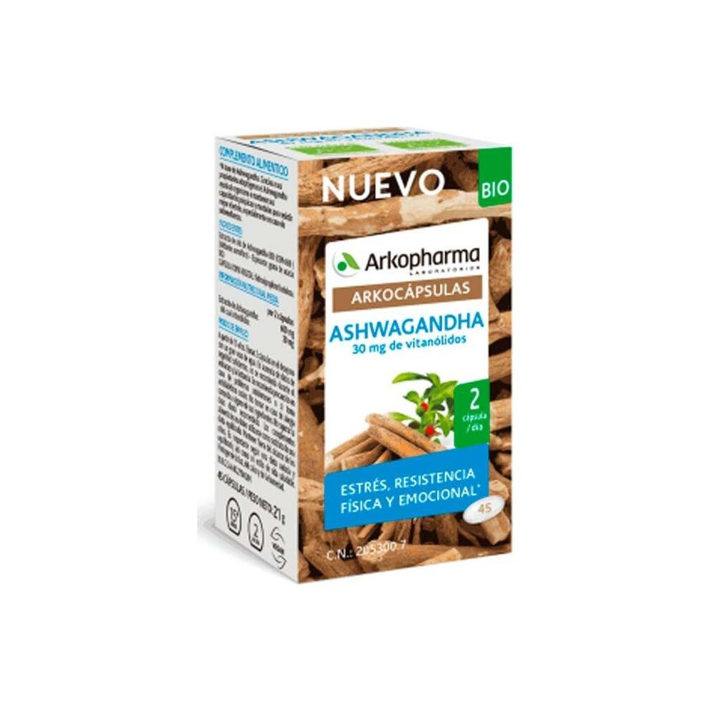 Arkopharma Arkocapsulas Ashwagandha Bio 45 Cápsulas