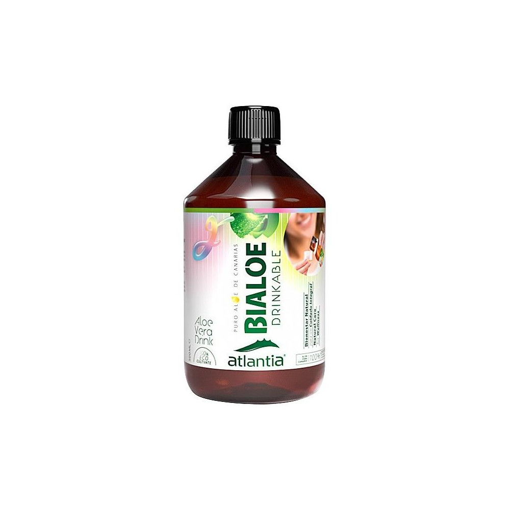 Atlantia Bialoe Zumo De Aloe Vera Bebible 100 % Puro 500Ml