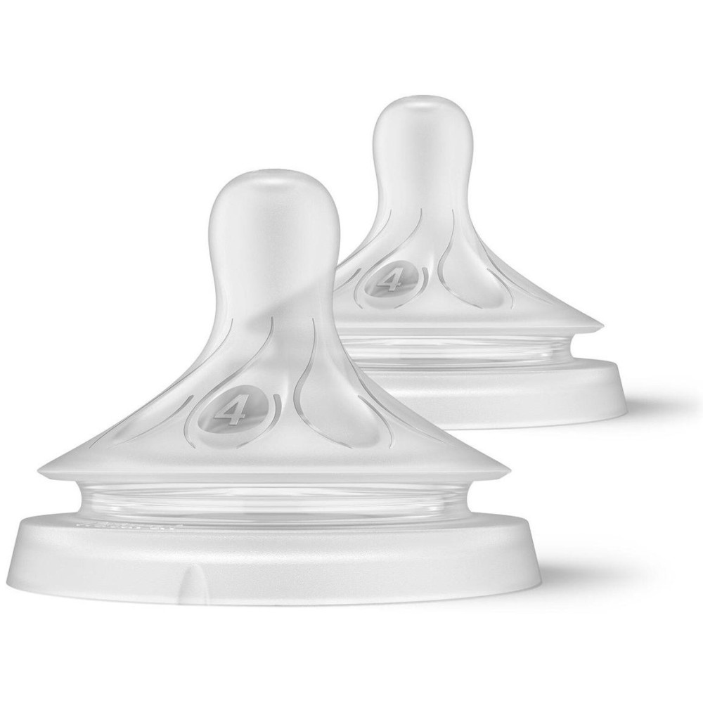 Avent Tetina Flujo 4 Respuesta Natural +3 Meses 2U