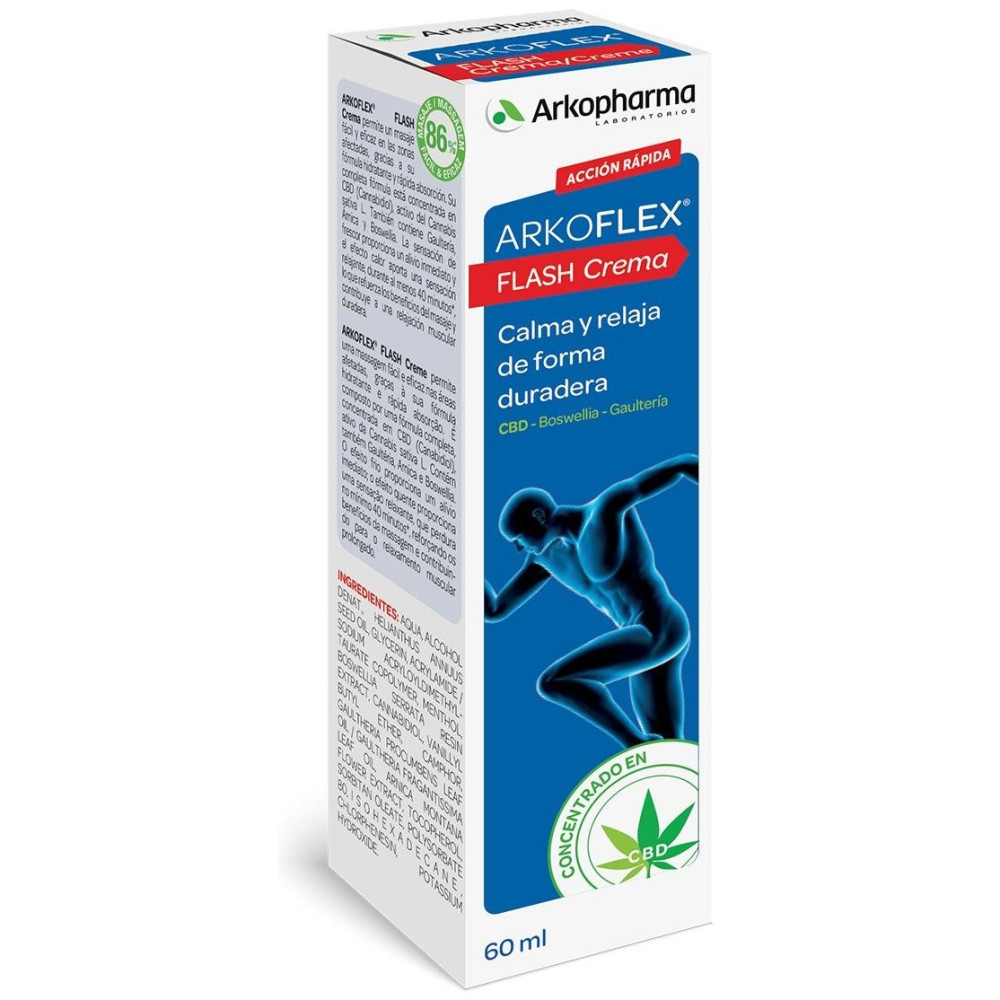 Arkoflex Flash Crema Cbd Efecto Calor 60 Ml
