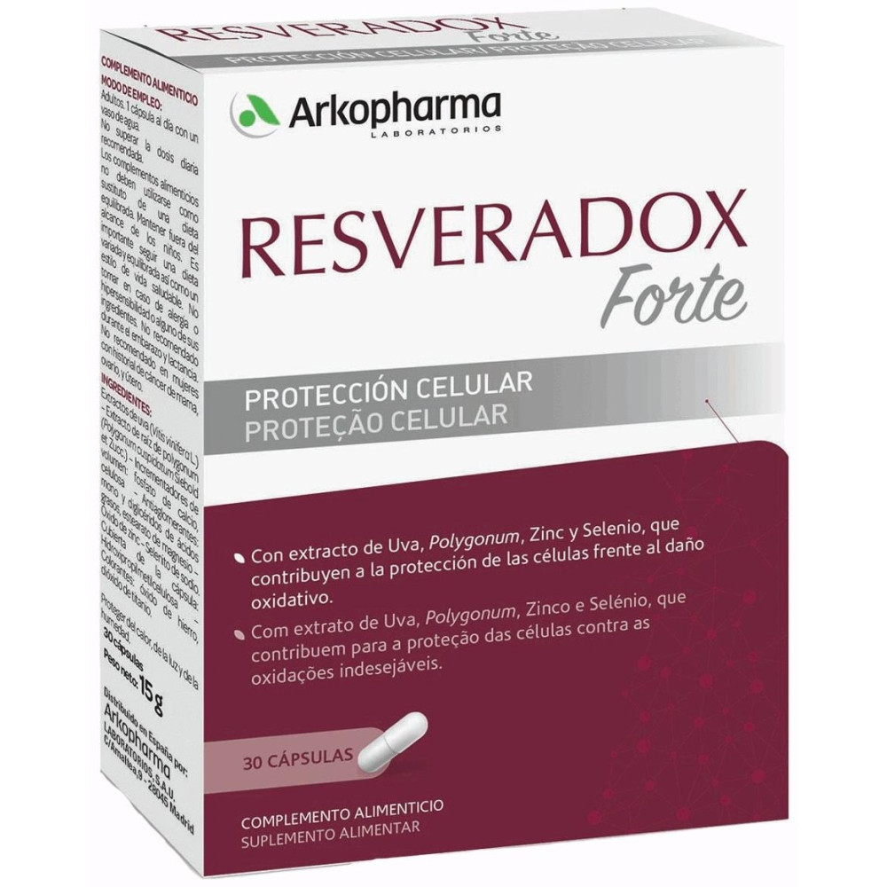 Arko Resveradox Extra Forte Protector Celular 30 Cápsulas