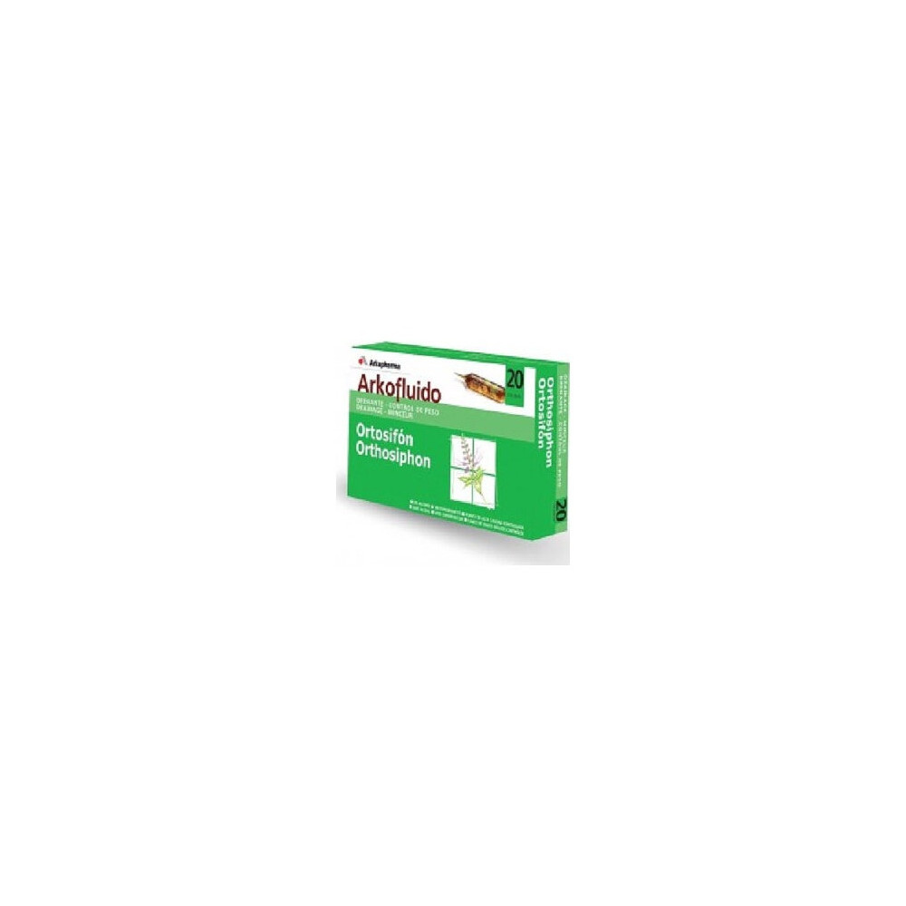 Arkopharma Arkofluido Ortosifón 15 Ml, 20 Ampollas