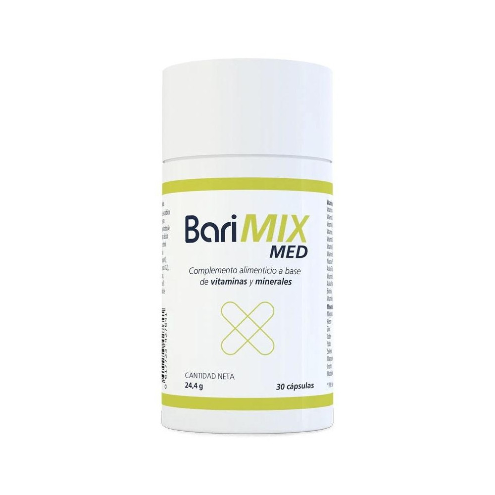 Bariatricline Barimix Med, Vitaminas Y Minerales 30 Cápsulas